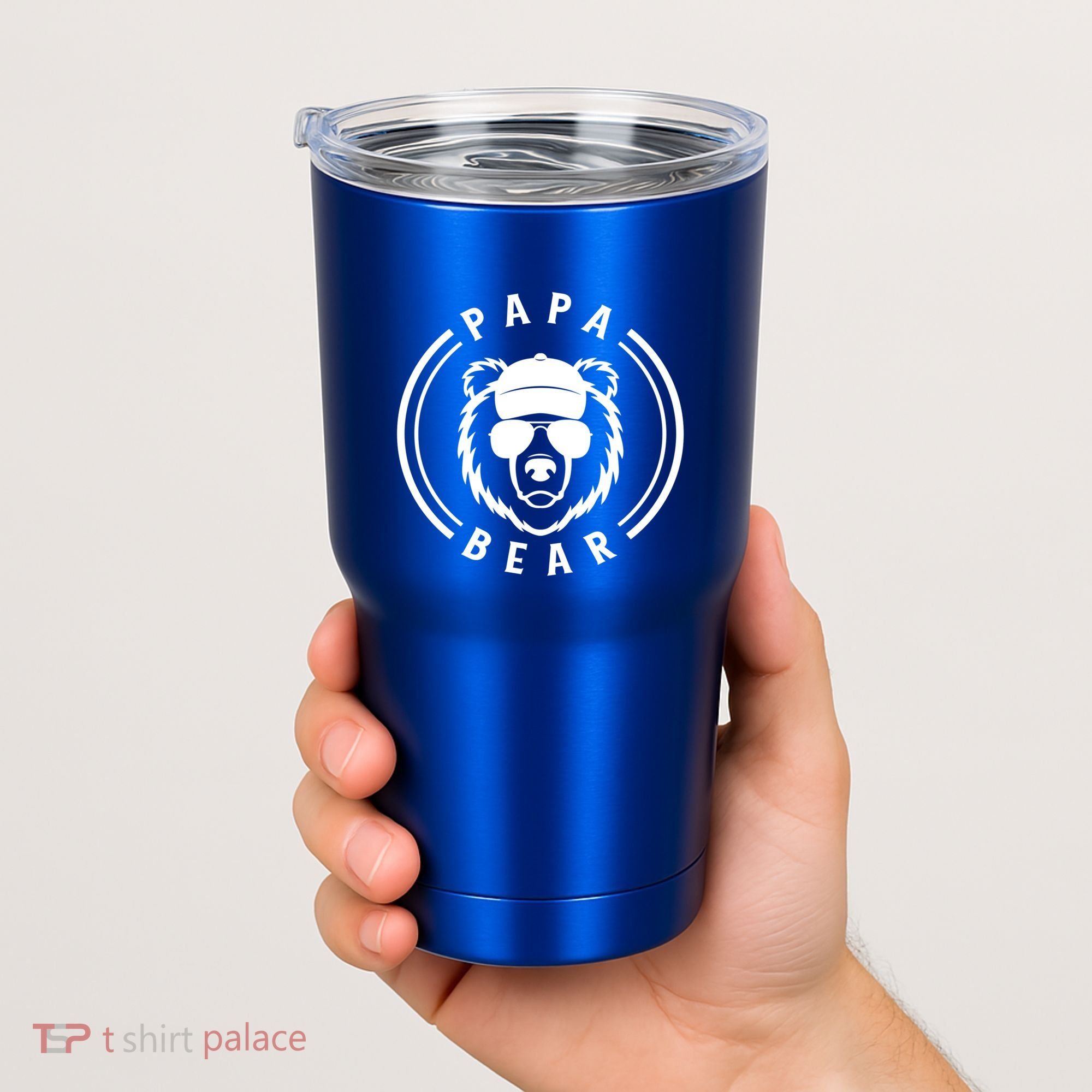 Papa Bear Cool Gift Tumbler