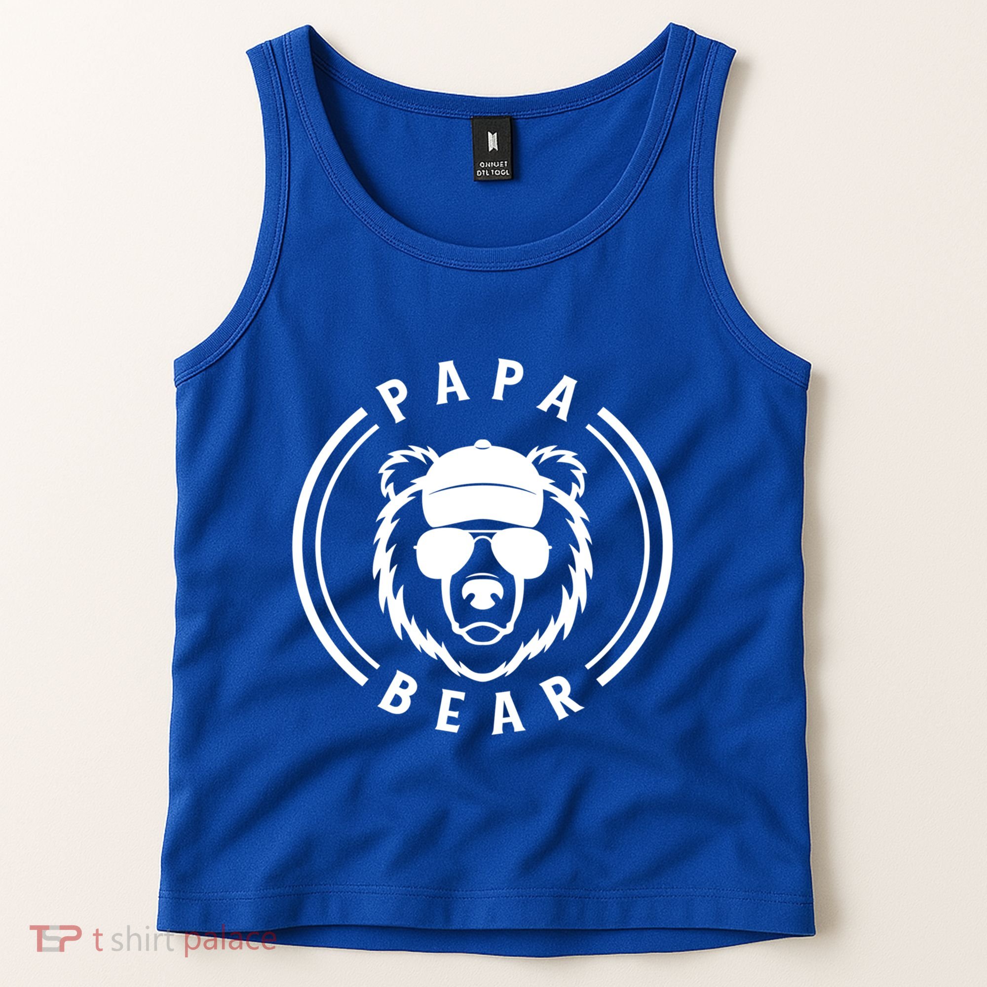 Papa Bear Cool Gift Tank Top