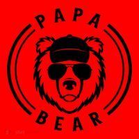 Papa Bear Cool Gift Santa Hat thumb 1