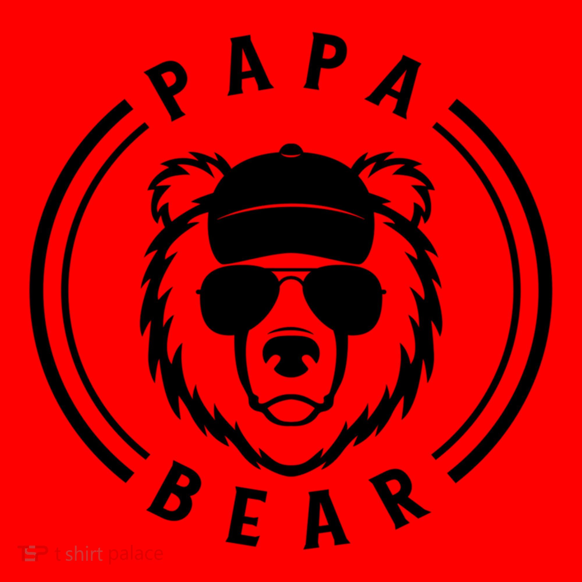 Papa Bear Cool Gift Santa Hat