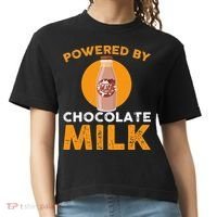 Powered By Chocolate Milk Bottle Costume Comfort Colors Boxy T-Shirt thumb 0