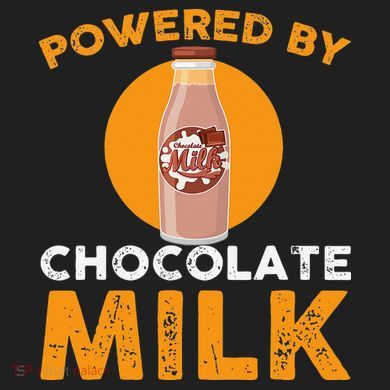 Powered By Chocolate Milk Bottle Costume Comfort Colors Boxy T-Shirt