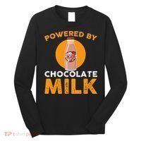 Powered By Chocolate Milk Bottle Costume Long Sleeve Shirt thumb 0
