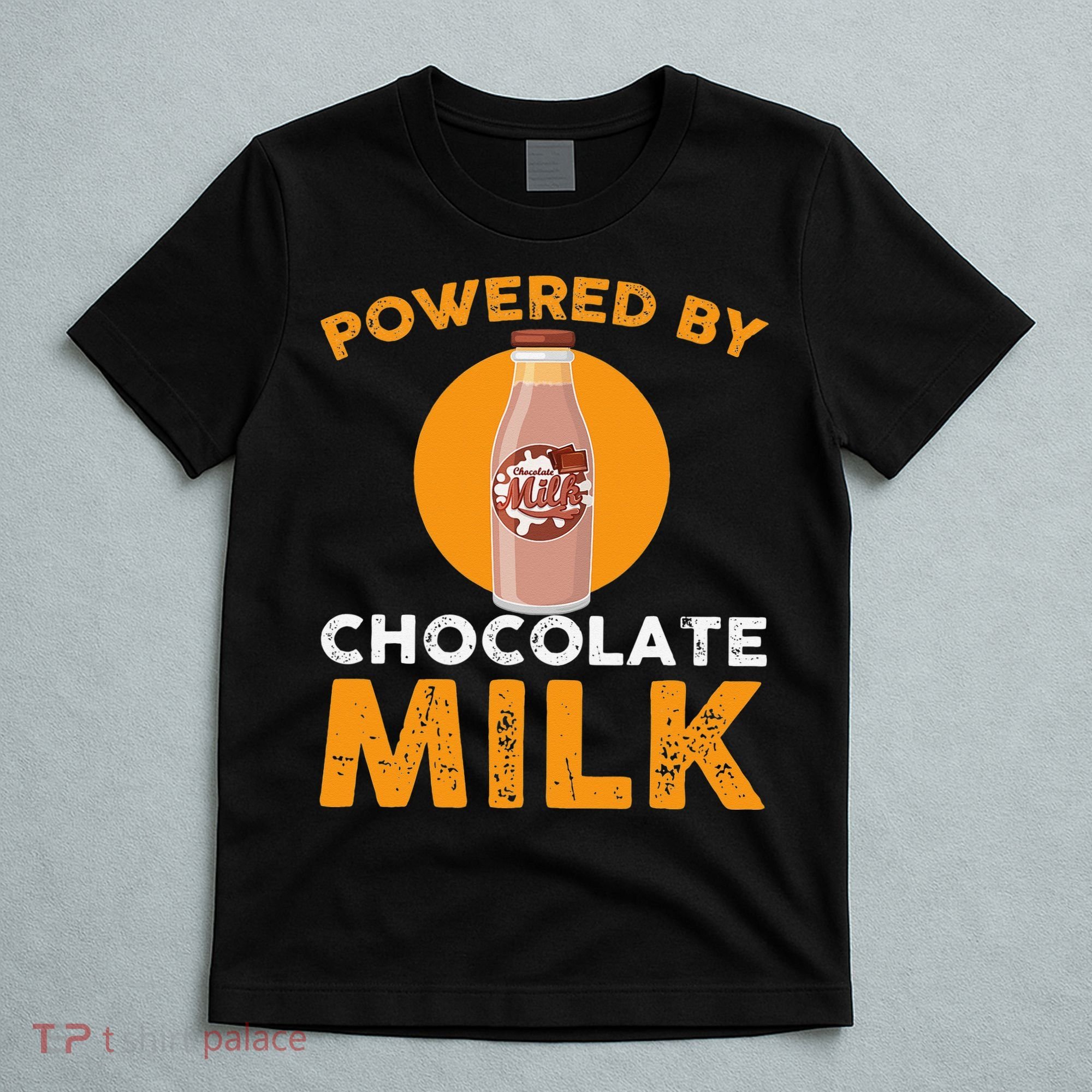 Powered By Chocolate Milk Bottle Costume T-Shirt