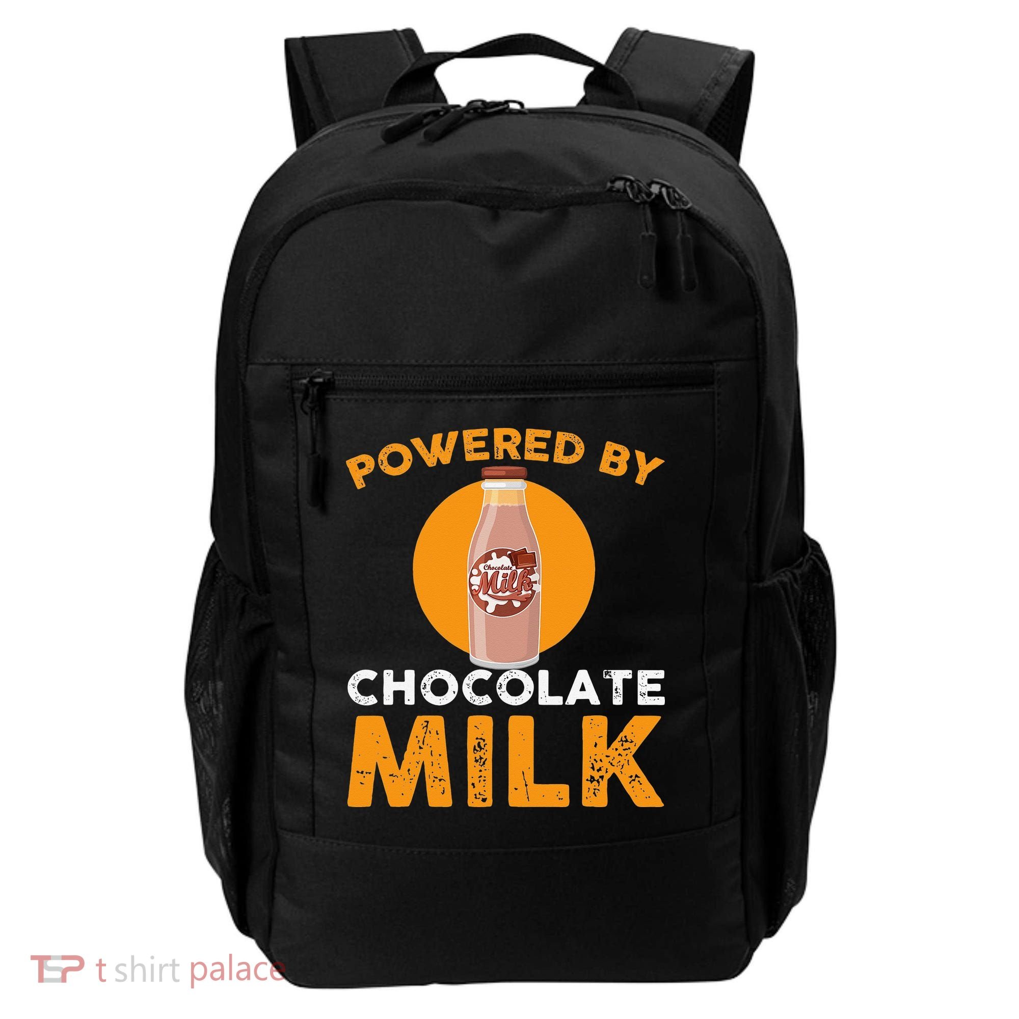 Powered By Chocolate Milk Bottle Costume Backpack