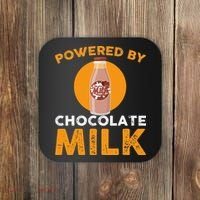 Powered By Chocolate Milk Bottle Costume Coaster thumb 0