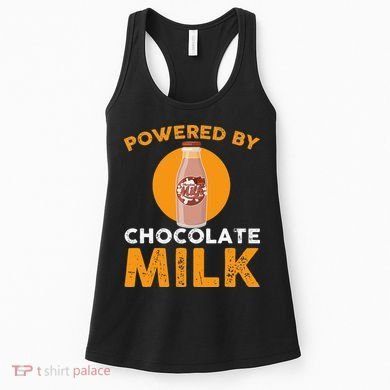 Powered By Chocolate Milk Bottle Costume Women's Tank Top