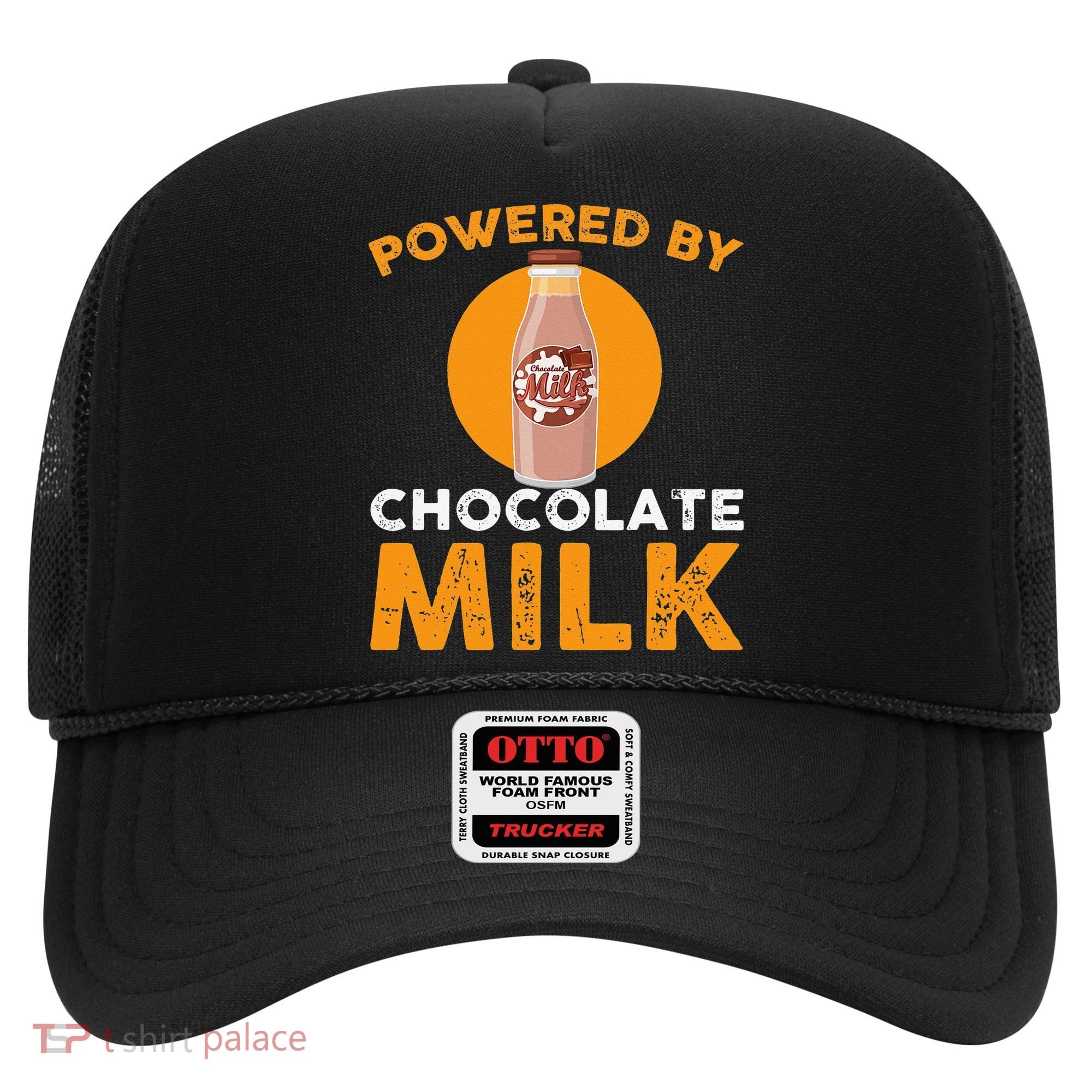Powered By Chocolate Milk Bottle Costume Hat