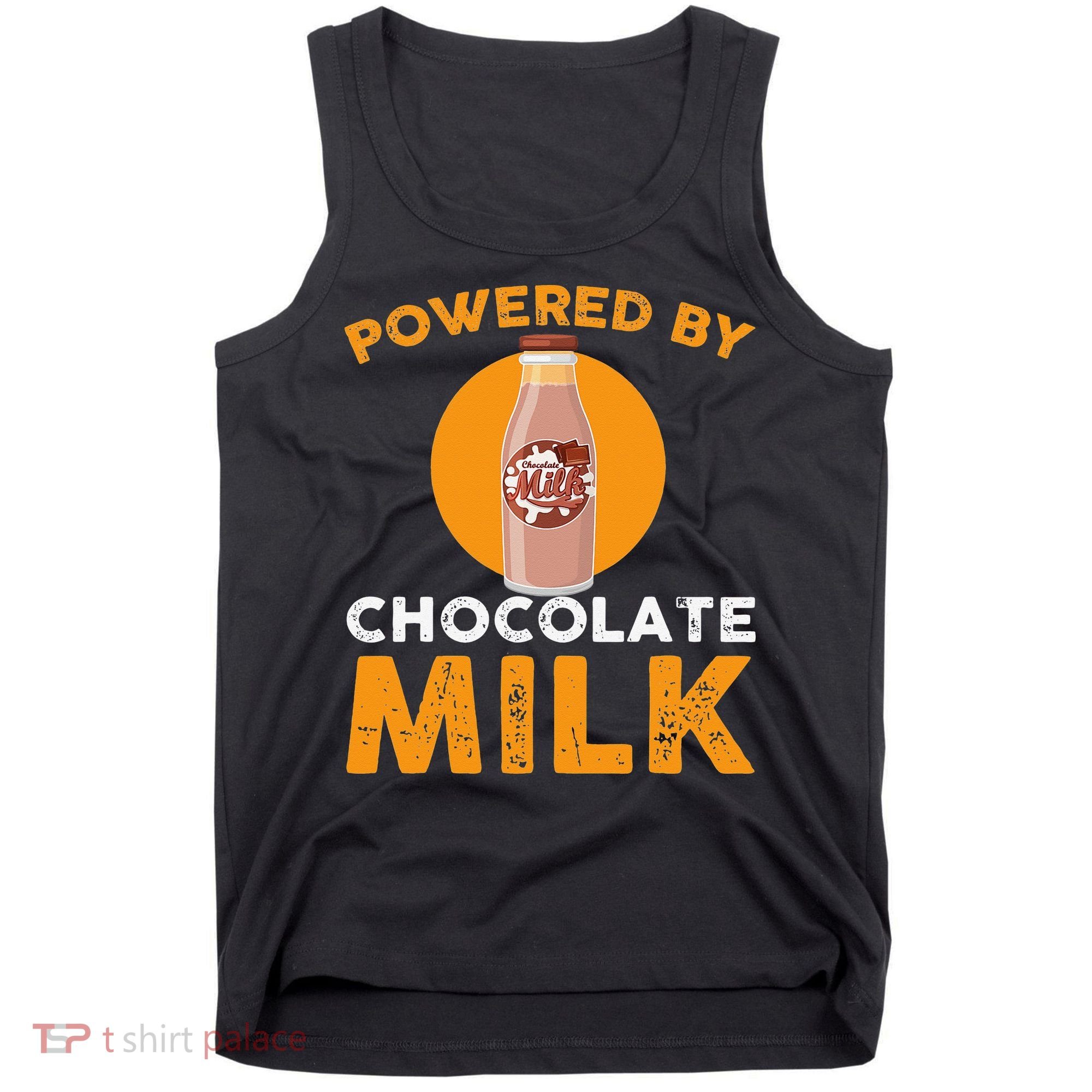 Powered By Chocolate Milk Bottle Costume Tank Top