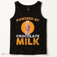 Powered By Chocolate Milk Bottle Costume Tank Top thumb 2