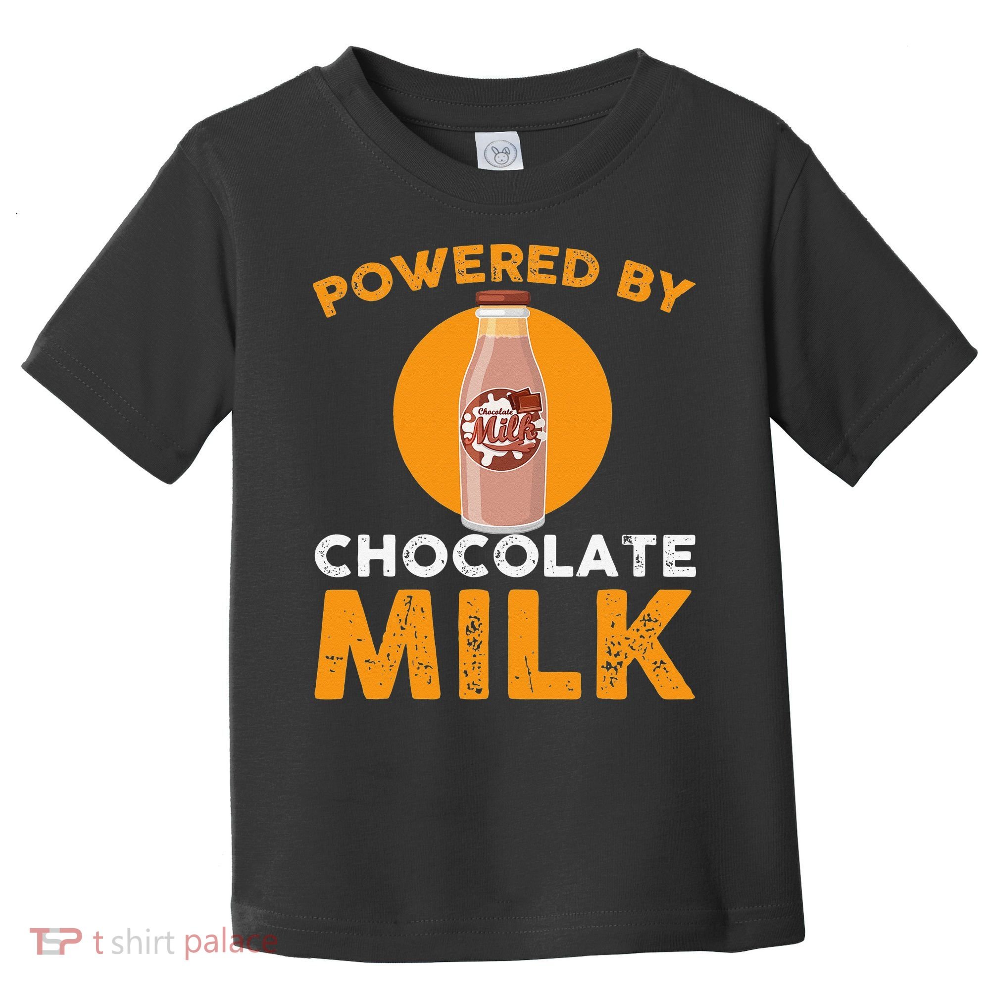 Powered By Chocolate Milk Bottle Costume Toddler T-Shirt