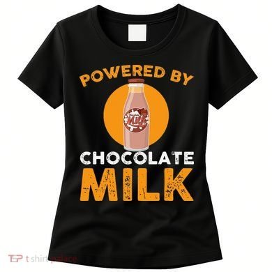 Powered By Chocolate Milk Bottle Costume Women's T-Shirt