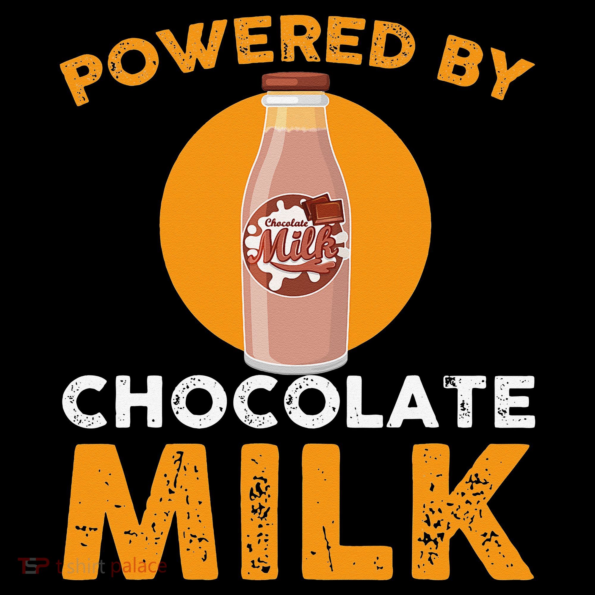 Powered By Chocolate Milk Bottle Costume Women's T-Shirt