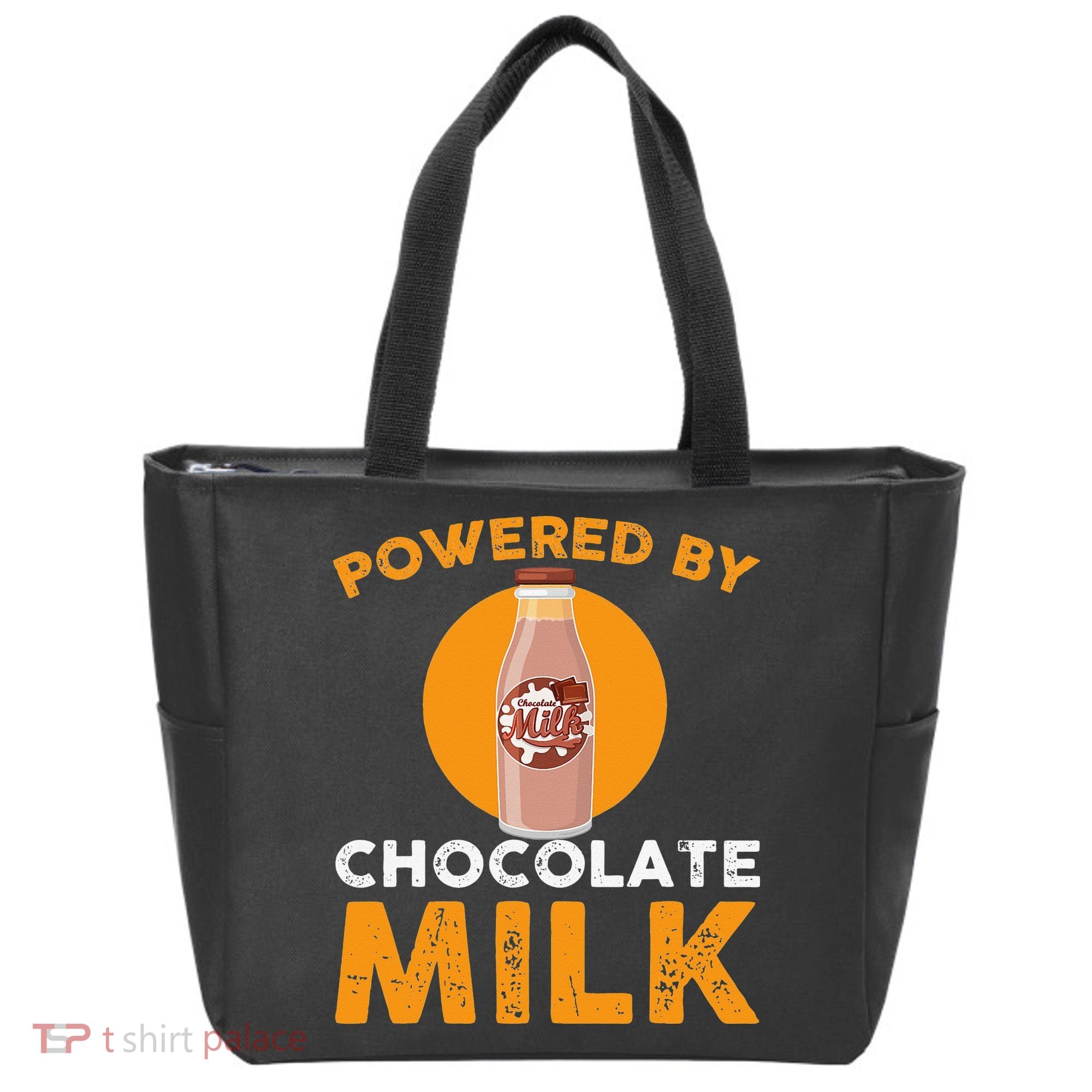 Powered By Chocolate Milk Bottle Costume Tote Bag