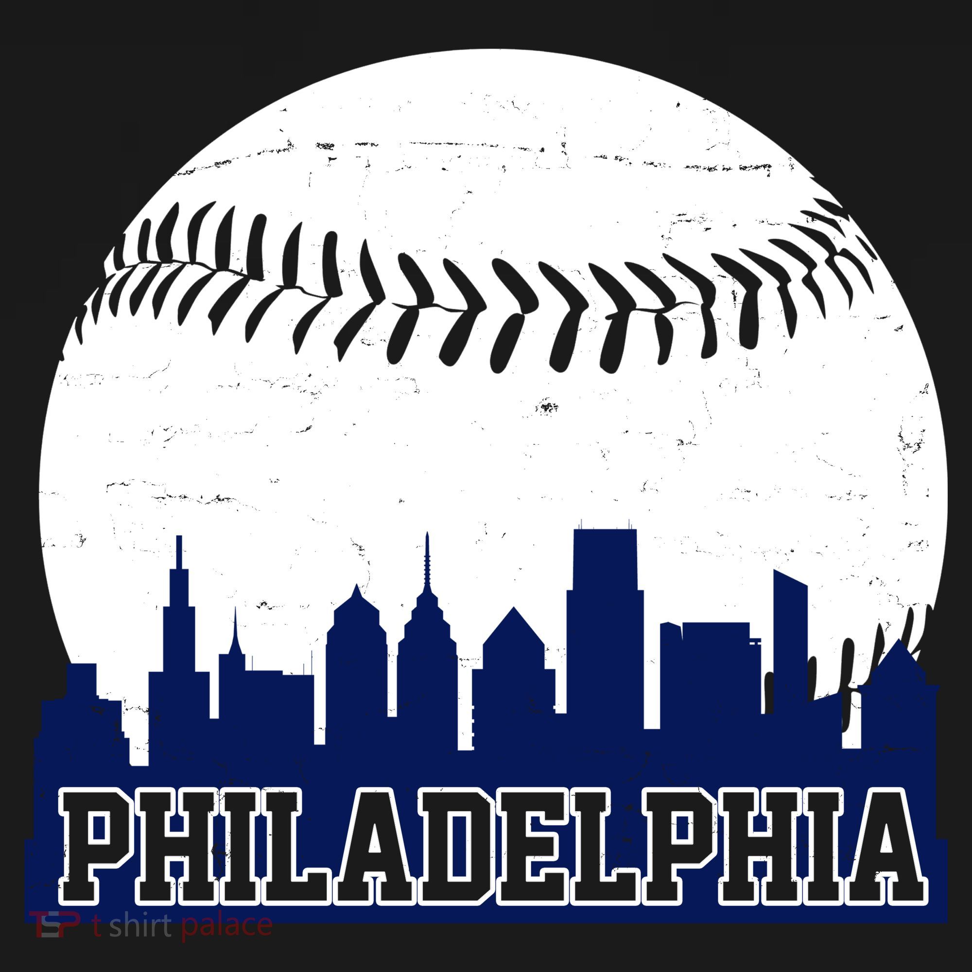 Philadelphia Baseball City Skyline Coaster