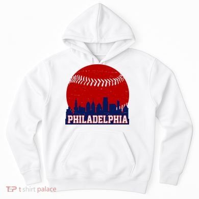 Philadelphia Baseball City Skyline Hoodie