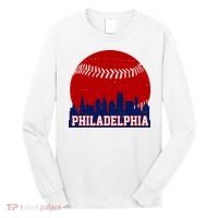 Philadelphia Baseball City Skyline Long Sleeve Shirt thumb 0