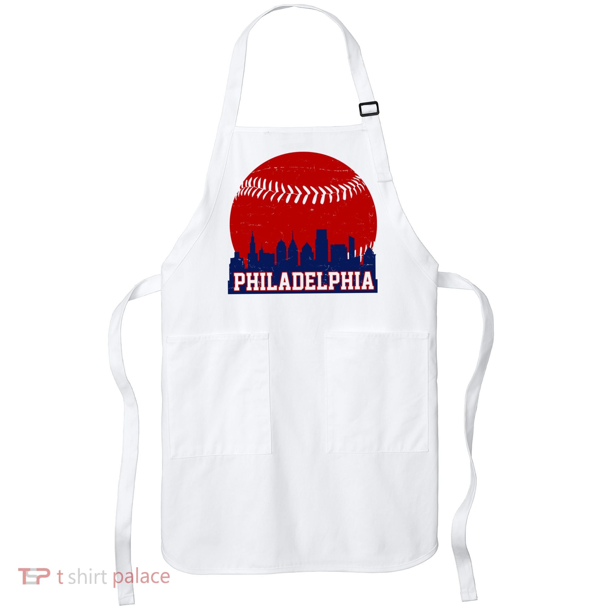 Philadelphia Baseball City Skyline Apron