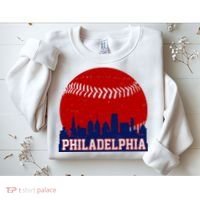 Philadelphia Baseball City Skyline Sweatshirt thumb 2