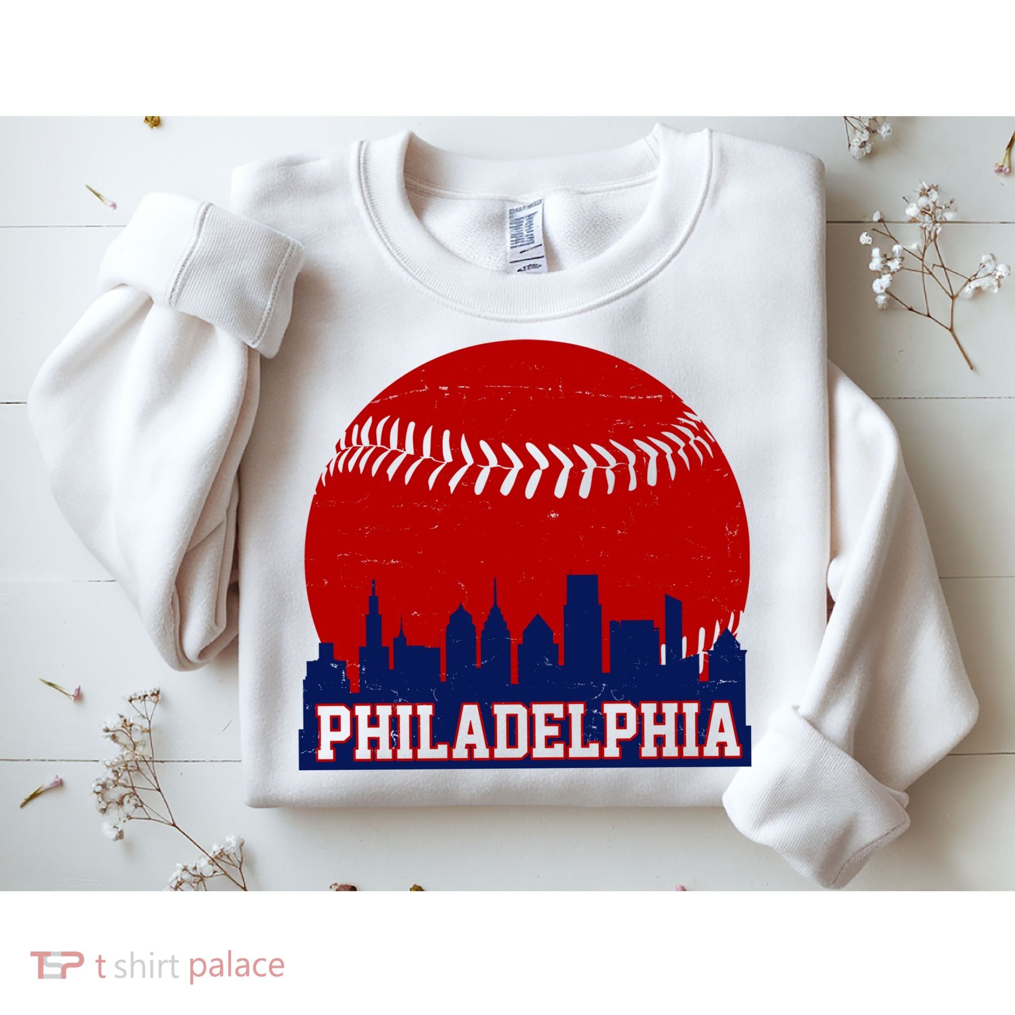 Philadelphia Baseball City Skyline Sweatshirt