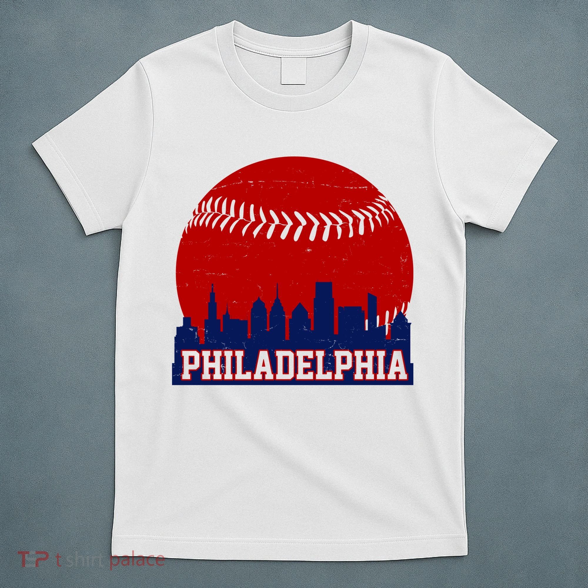 Philadelphia Baseball City Skyline T-Shirt