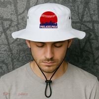Philadelphia Baseball City Skyline Bucket Hat thumb 2