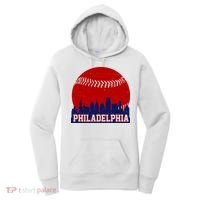 Philadelphia Baseball City Skyline Women's Hoodie thumb 0