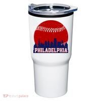 Philadelphia Baseball City Skyline Tumbler thumb 0
