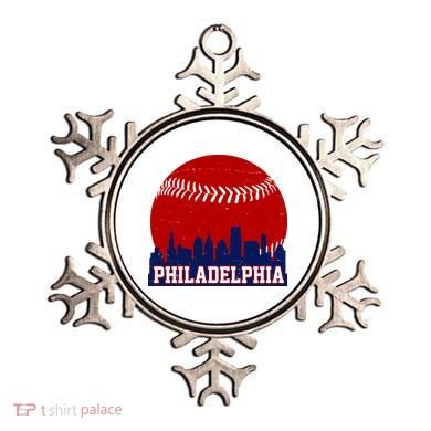 Philadelphia Baseball City Skyline Ornament