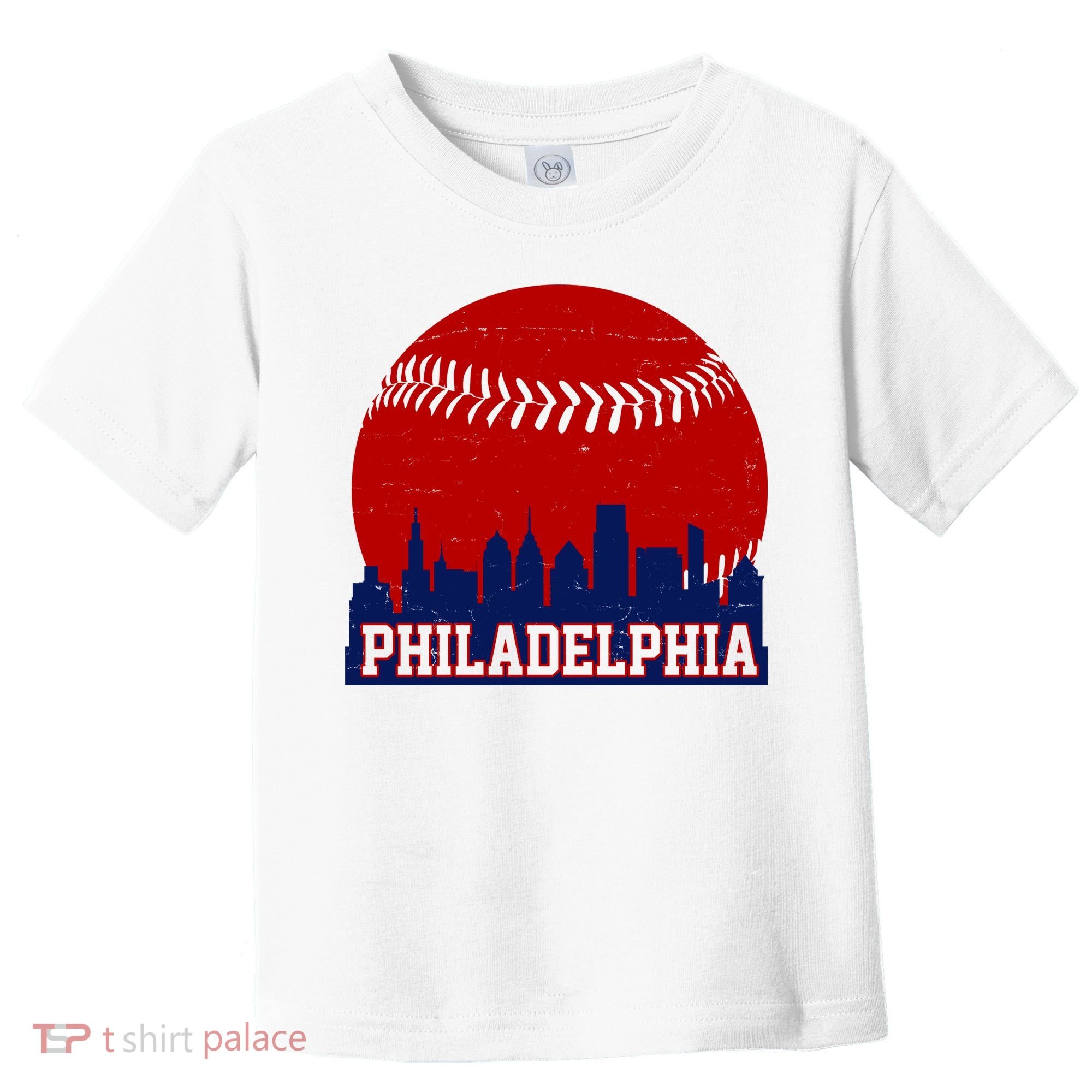 Philadelphia Baseball City Skyline Toddler T-Shirt
