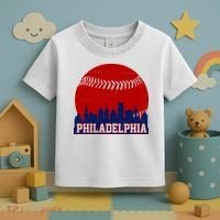 Philadelphia Baseball City Skyline Toddler T-Shirt thumb 3