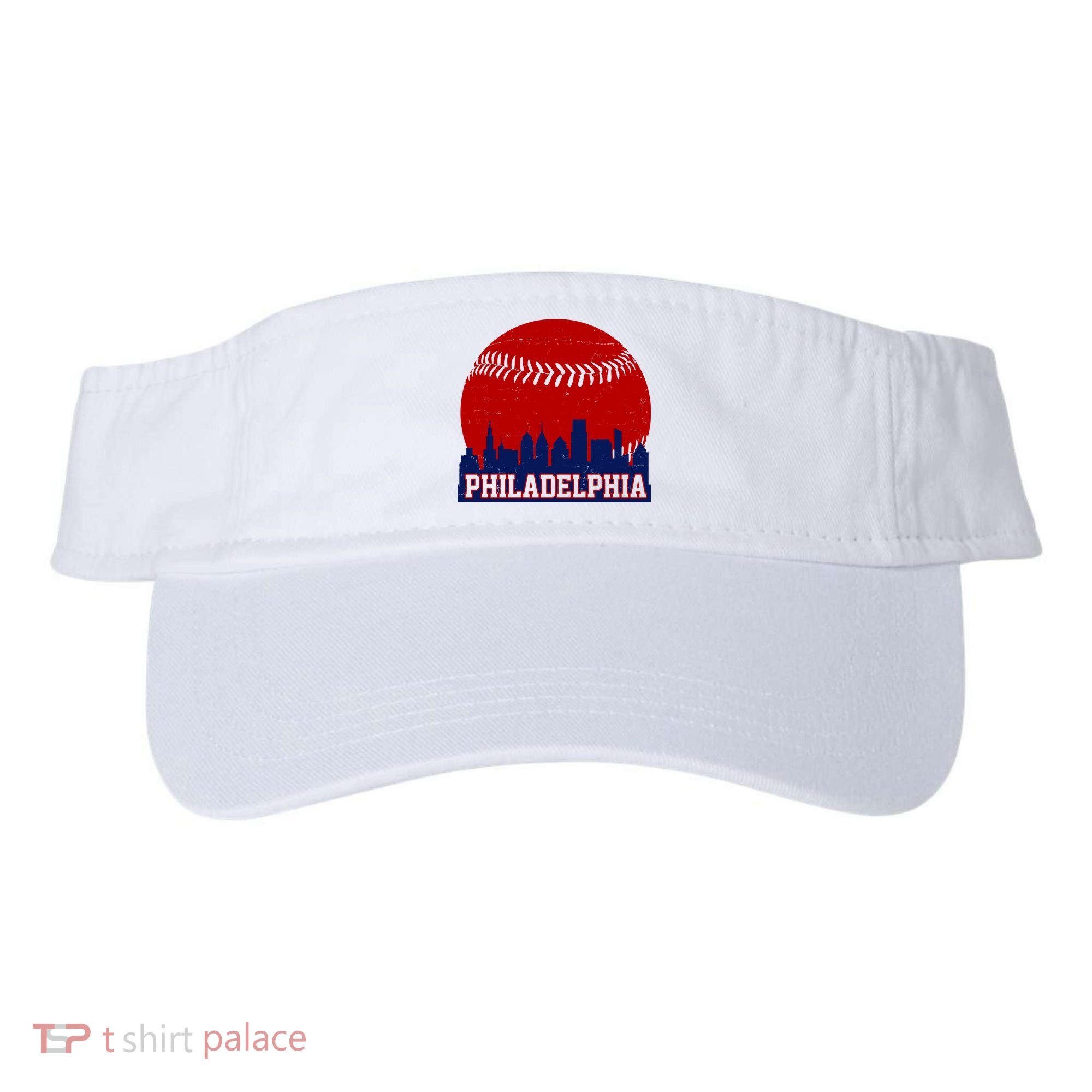 Philadelphia Baseball City Skyline Visor