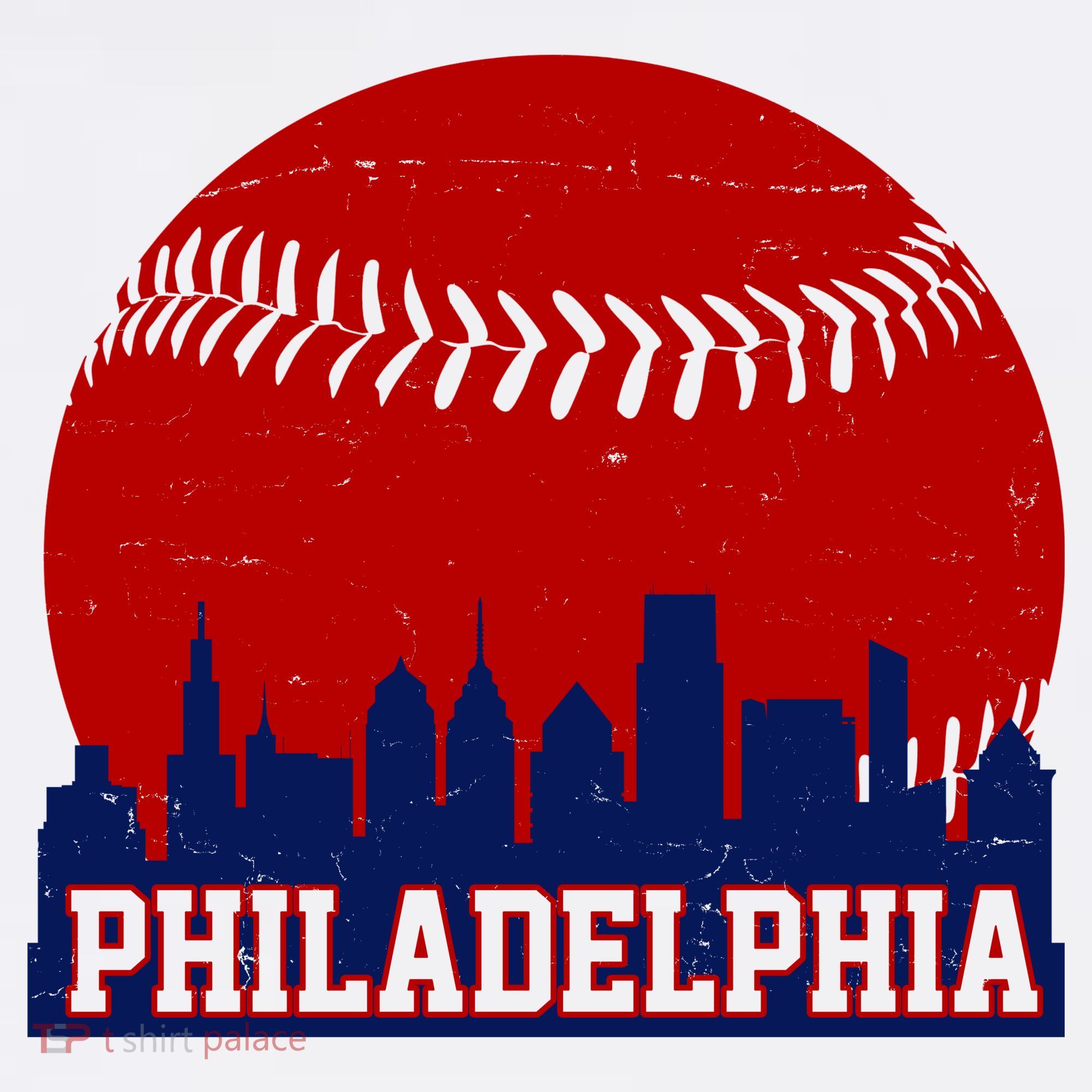 Philadelphia Baseball City Skyline Visor