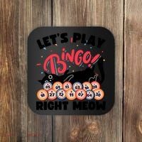 Play Bingo & Cat Bingo Player Gambling Bingo Coaster thumb 0