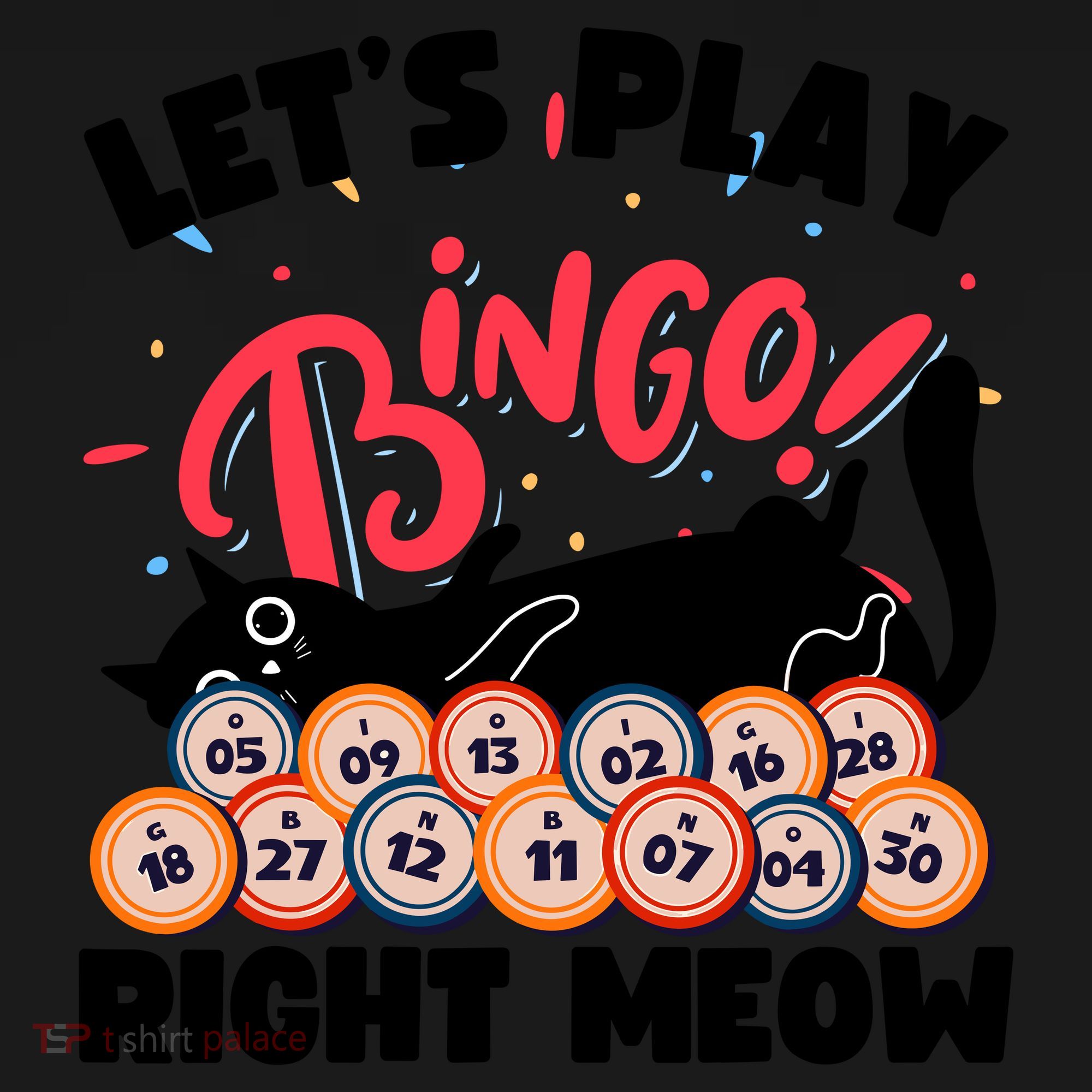 Play Bingo & Cat Bingo Player Gambling Bingo Coaster