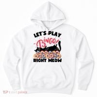 Play Bingo & Cat Bingo Player Gambling Bingo Hoodie thumb 0