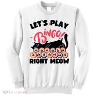 Play Bingo & Cat Bingo Player Gambling Bingo Sweatshirt thumb 0