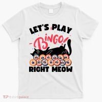 Play Bingo & Cat Bingo Player Gambling Bingo T-Shirt thumb 0