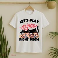 Play Bingo & Cat Bingo Player Gambling Bingo T-Shirt thumb 2