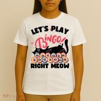 Play Bingo & Cat Bingo Player Gambling Bingo T-Shirt thumb 4