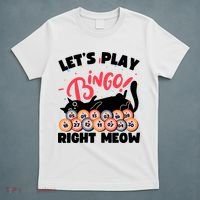 Play Bingo & Cat Bingo Player Gambling Bingo T-Shirt thumb 5