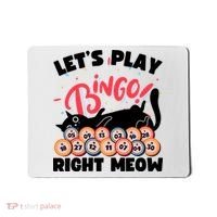 Play Bingo & Cat Bingo Player Gambling Bingo Mousepad thumb 0