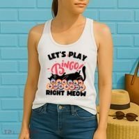 Play Bingo & Cat Bingo Player Gambling Bingo Women's Tank Top thumb 2