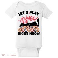 Play Bingo & Cat Bingo Player Gambling Bingo Baby Bodysuit thumb 0