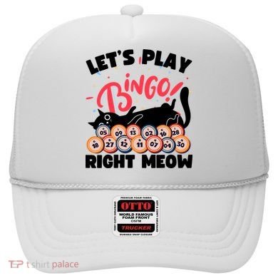 Play Bingo & Cat Bingo Player Gambling Bingo Hat
