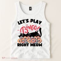 Play Bingo & Cat Bingo Player Gambling Bingo Tank Top thumb 2