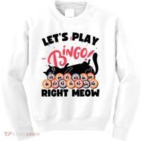 Play Bingo & Cat Bingo Player Gambling Bingo Kids Sweatshirt thumb 0
