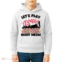 Play Bingo & Cat Bingo Player Gambling Bingo Kids Hoodie thumb 4