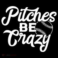 Pitches Be Crazy Softball Baseball Sweatshirt thumb 3