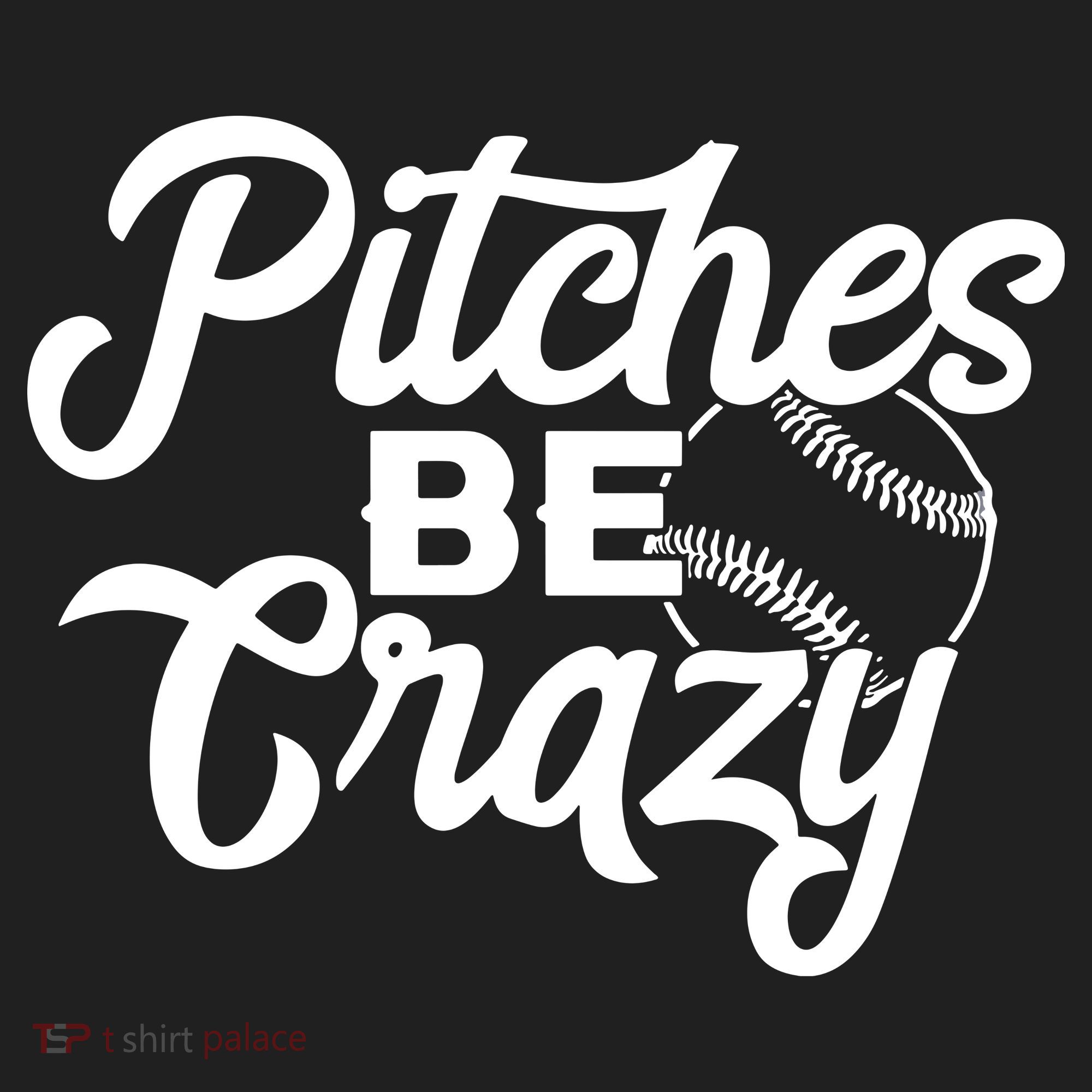 Pitches Be Crazy Softball Baseball Golf Towel